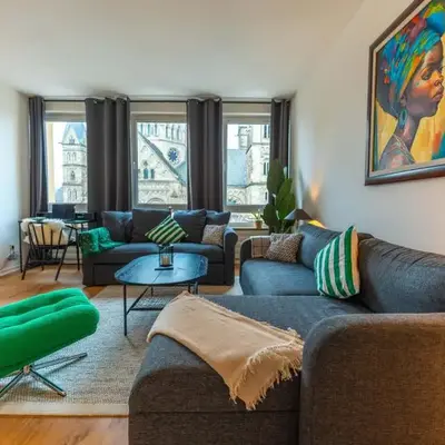 Church View Modern Apartment in the heart of Koblenz