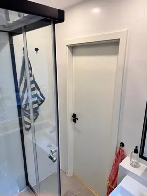 Ein Badezimmer in der Unterkunft Weinblick am Rhein