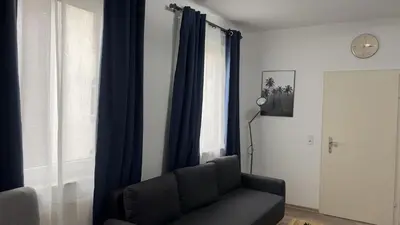 Ein Sitzbereich in der Unterkunft Koblenz Executive Suites