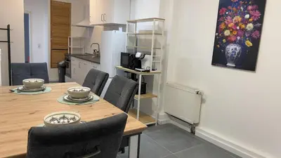 Küche/Küchenzeile in der Unterkunft Koblenz Executive Suites