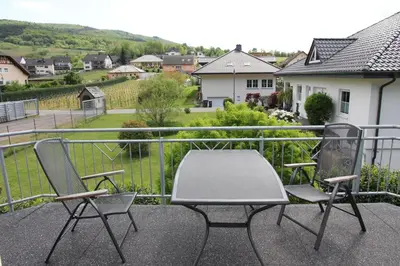 Ein Balkon oder eine Terrasse in der Unterkunft Cafe Klering