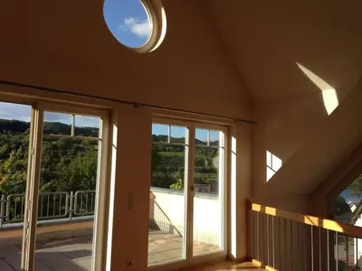 Ein Balkon oder eine Terrasse in der Unterkunft Moselschön Comfortable holiday residence