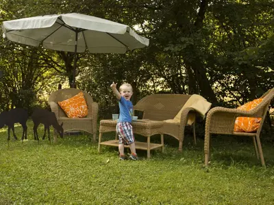 Ein Garten an der Unterkunft Apartment Reinskopf-4 by Interhome