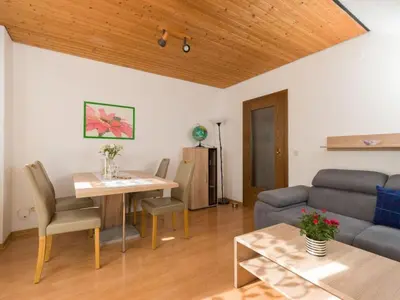 Ein Sitzbereich in der Unterkunft Schmitz 2 Comfortable holiday residence