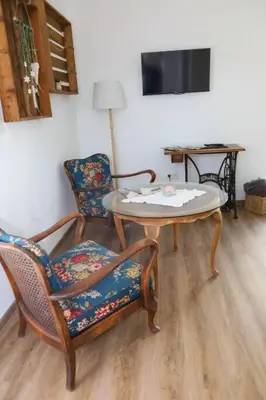 TV/Unterhaltungsangebot in der Unterkunft Ländliches Apartment Sonnenblume