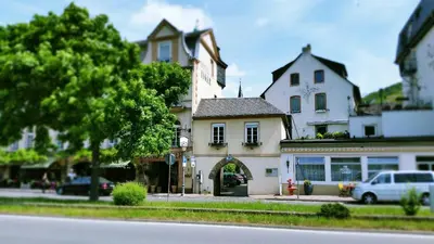 Das Gebäude in dem sich die Ferienwohnung befindet