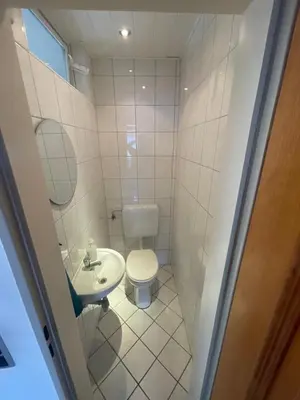 Ein Badezimmer in der Unterkunft Ferienwohnung im Plenter