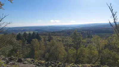 Naturlandschaft in der Nähe der Ferienwohnung