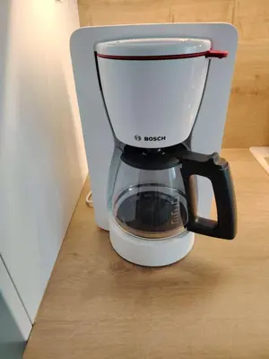 Kaffee-/Teezubehör in der Unterkunft Rhein Ferienwohnung 3-Zimmer Garten Free Parking Netflix Premium Disney Premium