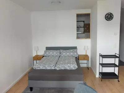 Ein Bett oder Betten in einem Zimmer der Unterkunft Appartement Valentino