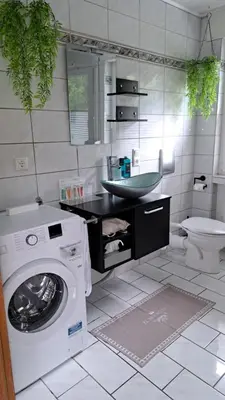 Ein Badezimmer in der Unterkunft EL MIRADOR - Ferienwohnung Nähe Nürburgring - Eifel - Ahr - Rhein - RENOVIERT