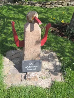 Ein Garten an der Unterkunft Landhaus Müller am Nationalpark Hunsrück-Hochwald