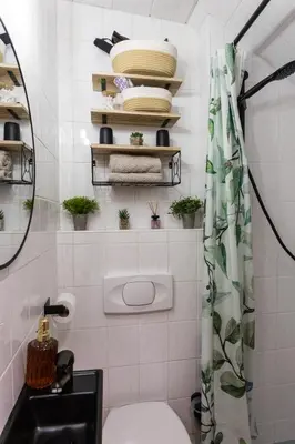 Ein Badezimmer in der Unterkunft Cozy Souterrain Terrasse Garten Panoramablick