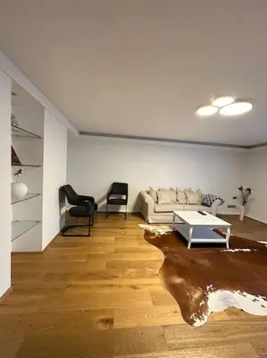 Ein Sitzbereich in der Unterkunft Gemütliche 2 Zimmer Wohnung