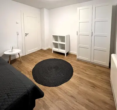Ein Bett oder Betten in einem Zimmer der Unterkunft FeWo Rehborn