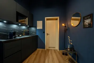Küche/Küchenzeile in der Unterkunft LLR Design Apartment - Satin Mood im Zentrum von Koblenz