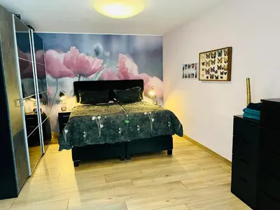 Ein Bett oder Betten in einem Zimmer der Unterkunft Moselromatik