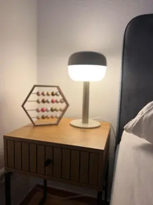 Ein Bett oder Betten in einem Zimmer der Unterkunft Ganzes Haus mit einer Terrasse, Garten und Klimaanlage