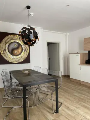 Küche/Küchenzeile in der Unterkunft City Apartments Trier Suite 8