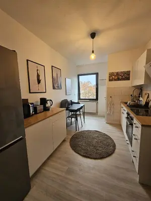 Küche/Küchenzeile in der Unterkunft Moderne 2 Zimmer 70 qm Wohnung in Top Altstadtlage