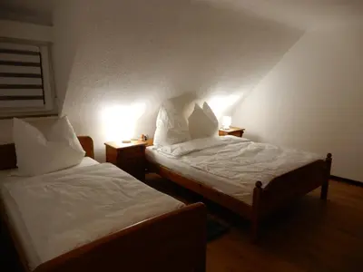 Ein Bett oder Betten in einem Zimmer der Unterkunft Geste Hoppstädten