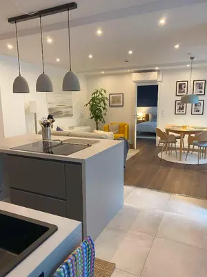 Küche/Küchenzeile in der Unterkunft CityLoft Andernach