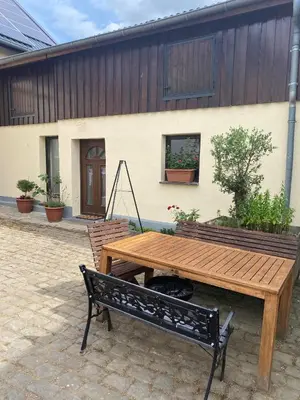 Das Gebäude in dem sich die Ferienwohnung befindet