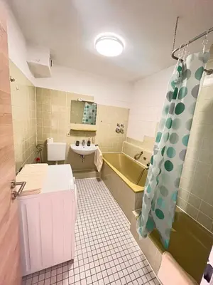 Ein Badezimmer in der Unterkunft Monteurwohnung Natalie