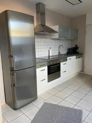 Küche/Küchenzeile in der Unterkunft CityBude