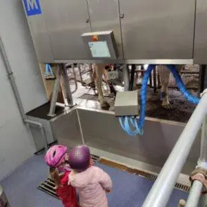 Kinder, die in der Unterkunft Meisenthaler Mühle übernachten