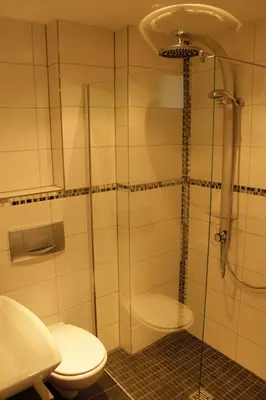 Ein Badezimmer in der Unterkunft Fe Wo Am Alten Rathaus