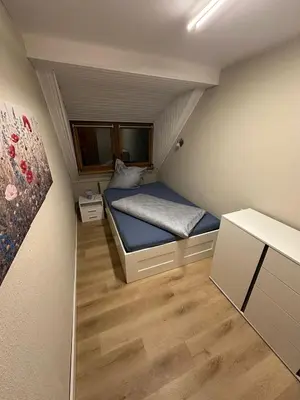 Ein Bett oder Betten in einem Zimmer der Unterkunft Apartment Dobias