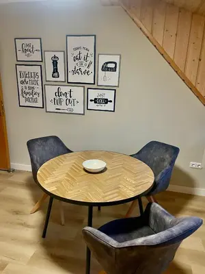 Ein Sitzbereich in der Unterkunft Apartment Dobias