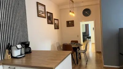 Küche/Küchenzeile in der Unterkunft Koblenz 1 Bed Sleeps 5 City Views