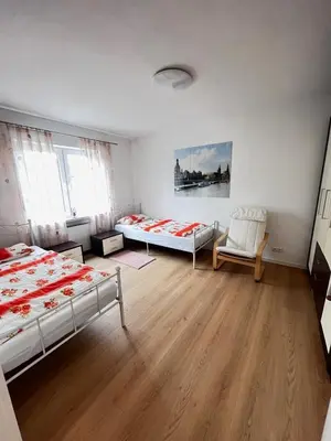 Ein Bett oder Betten in einem Zimmer der Unterkunft ferienwohnung natalie