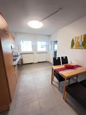 Küche/Küchenzeile in der Unterkunft ferienwohnung natalie