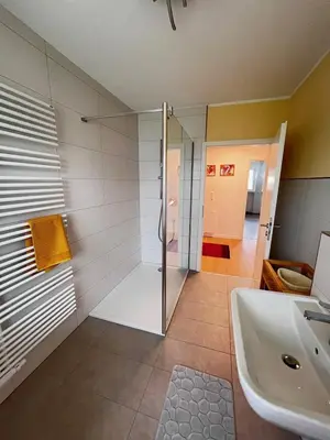 Ein Badezimmer in der Unterkunft ferienwohnung natalie
