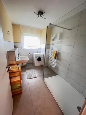Ein Badezimmer in der Unterkunft ferienwohnung natalie