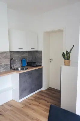 Küche/Küchenzeile in der Unterkunft Tag & Nacht Apartment WE27