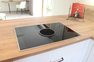 Küche/Küchenzeile in der Unterkunft Ferienwohnung Weinbergsliebe