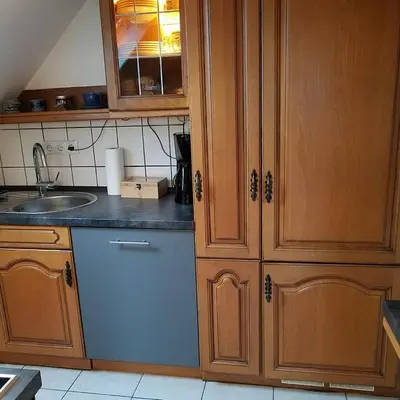 Küche/Küchenzeile in der Unterkunft Sonnenhaus Oppenhausen