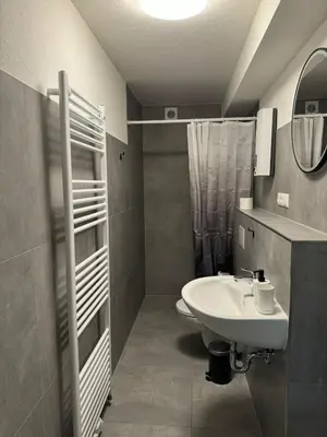 Ein Badezimmer in der Unterkunft WW02 - Businessapartment Koblenz