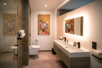 Ein Badezimmer in der Unterkunft Premium Apartment Kahuna - Villa Rizas Hills