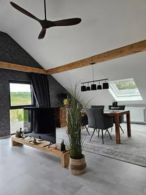TV/Unterhaltungsangebot in der Unterkunft Idyllic Loft Kumani Ago - Villa Rizas Hills