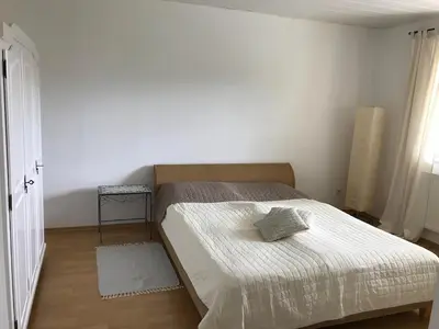 Ein Bett oder Betten in einem Zimmer der Unterkunft Wunderschöne Eifel-Ferienwohnung