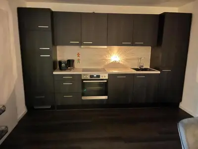 Küche/Küchenzeile in der Unterkunft Luxuriöse Ferienwohnung EG