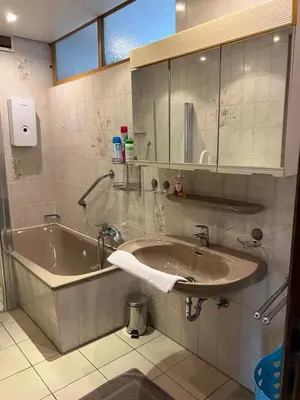 Ein Badezimmer in der Unterkunft Ferienhaus mit Balkon Koblenz am Rhein