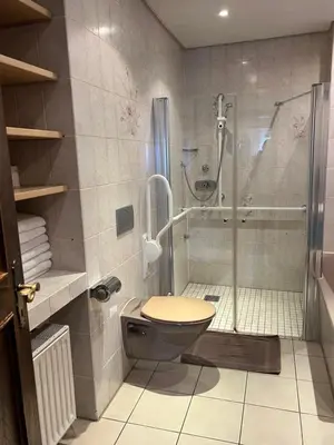 Ein Badezimmer in der Unterkunft Ferienhaus mit Balkon Koblenz am Rhein