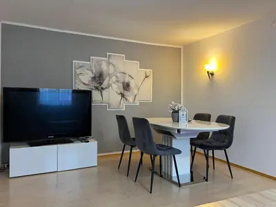 TV/Unterhaltungsangebot in der Unterkunft Geräumige Ferienwohnung in direkter Nähe zum Rhein
