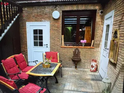 Ein Patio oder anderer Außenbereich in der Unterkunft Ferienwohnung Danielle Kessler
